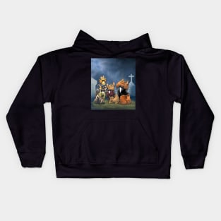 Supernatural Cemetery Cats Kids Hoodie